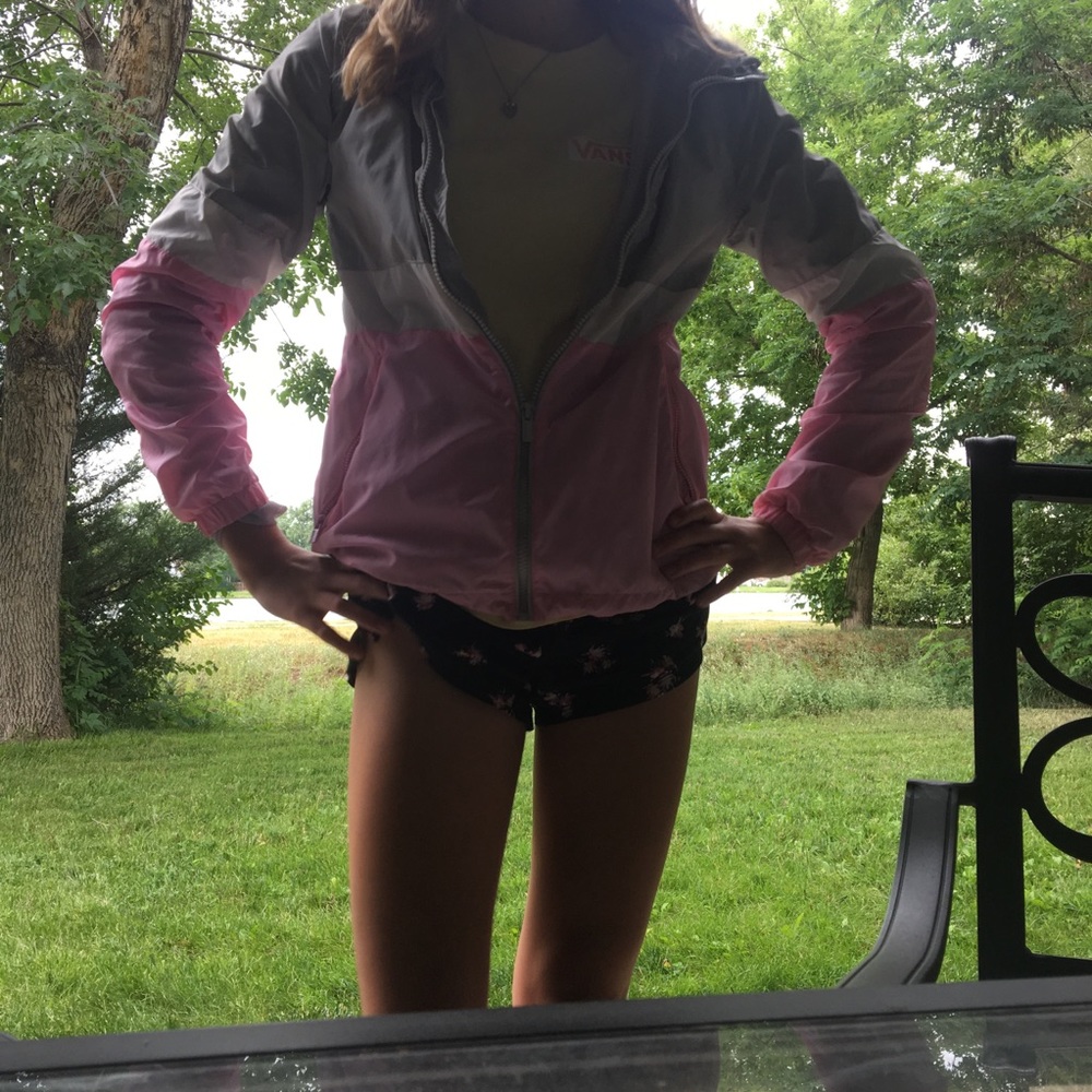 Colorful windbeaker from Garage